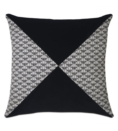 Eastern Accents Zac Black and Gray Decorative Pillow
