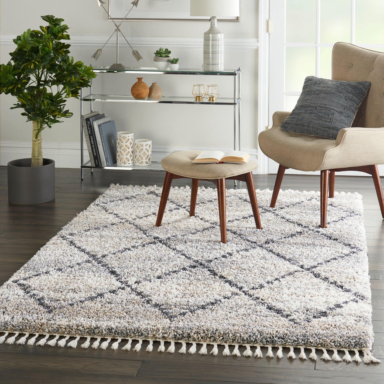 Nourison Oslo Shag OSL01 Shag Indoor Rug