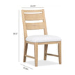 Magnussen Home Somerset Butternut Upholstered Side Chair Set of 2