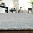 Feizy Brighton 69CHF Modern Abstract in Blue/Ivory/Silver