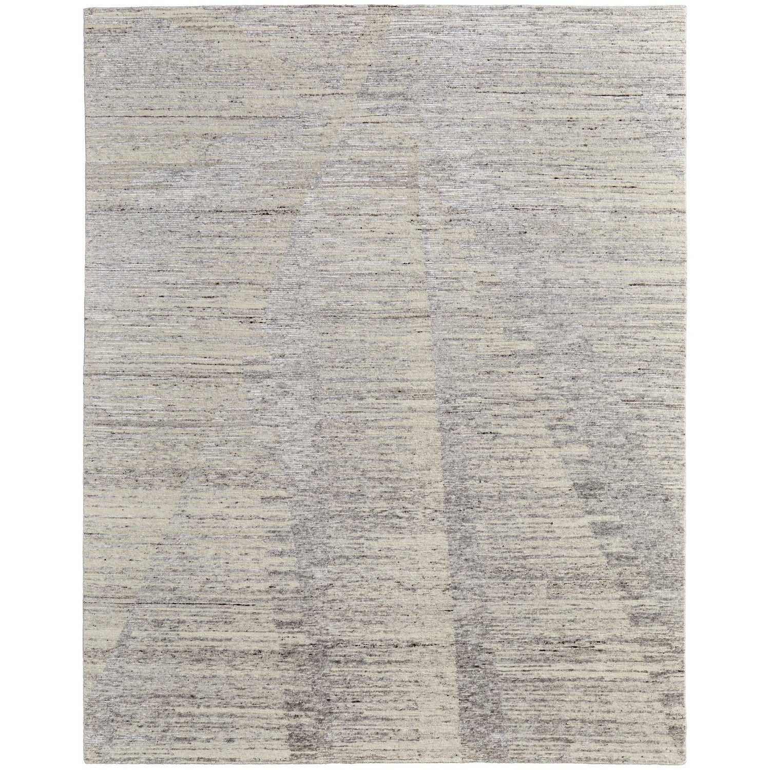Feizy Brighton 69CHF Modern Abstract in Ivory/Taupe/Silver