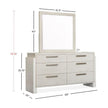 Magnussen Home Lorelei Misty Cloud Double Drawer Dresser