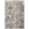 Feizy Cadiz 39FXF Modern Abstract Rug in Green/Gray/Ivory