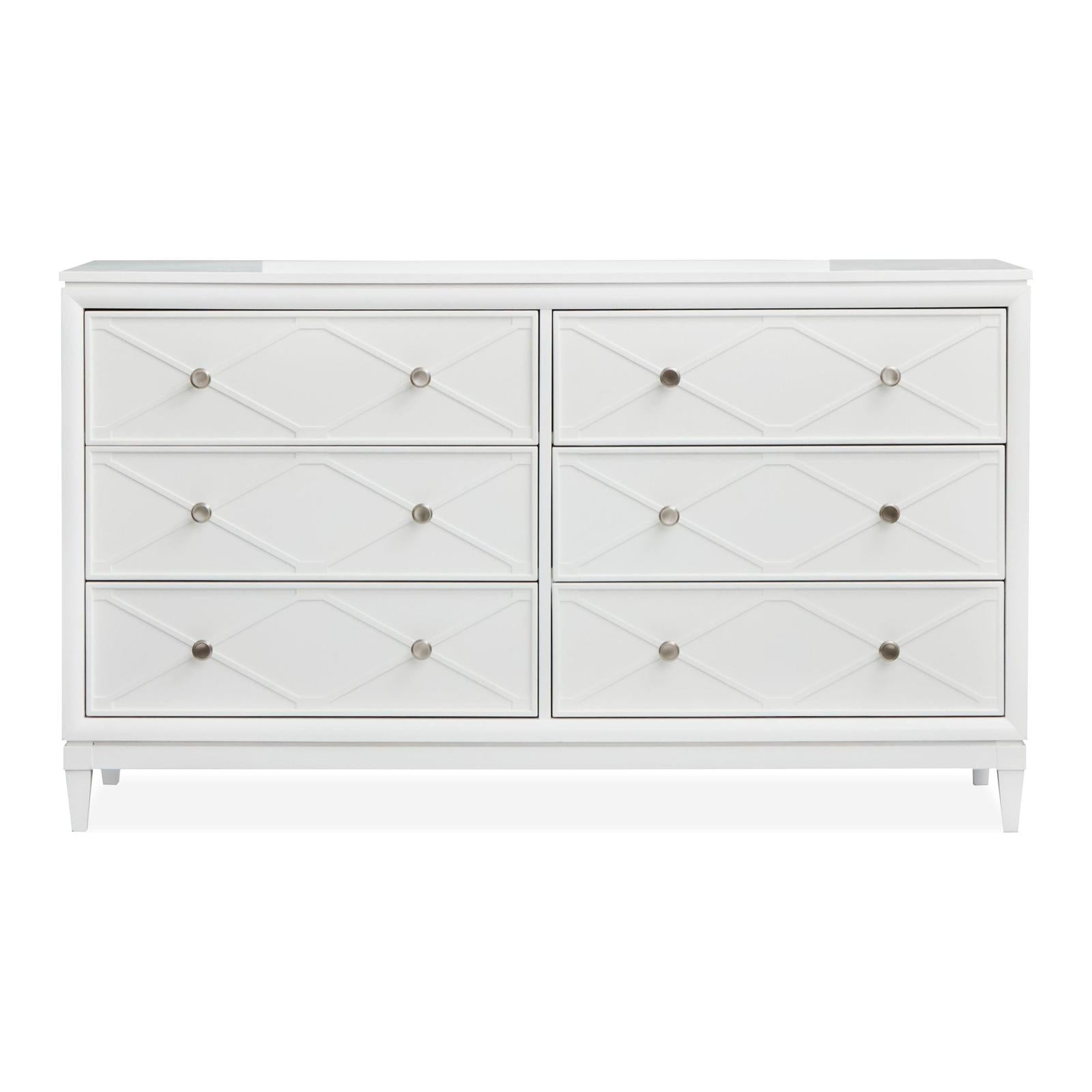 Magnussen Home Springhouse Whisper White Double Drawer Dresser