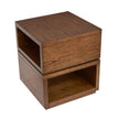 Magnussen Home Newton Cinnamon Square End Table