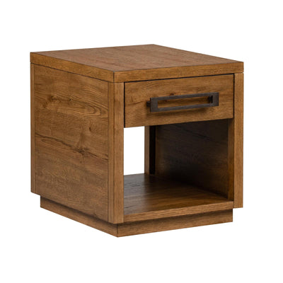 Magnussen Home Marcel Brown Drawer End Table