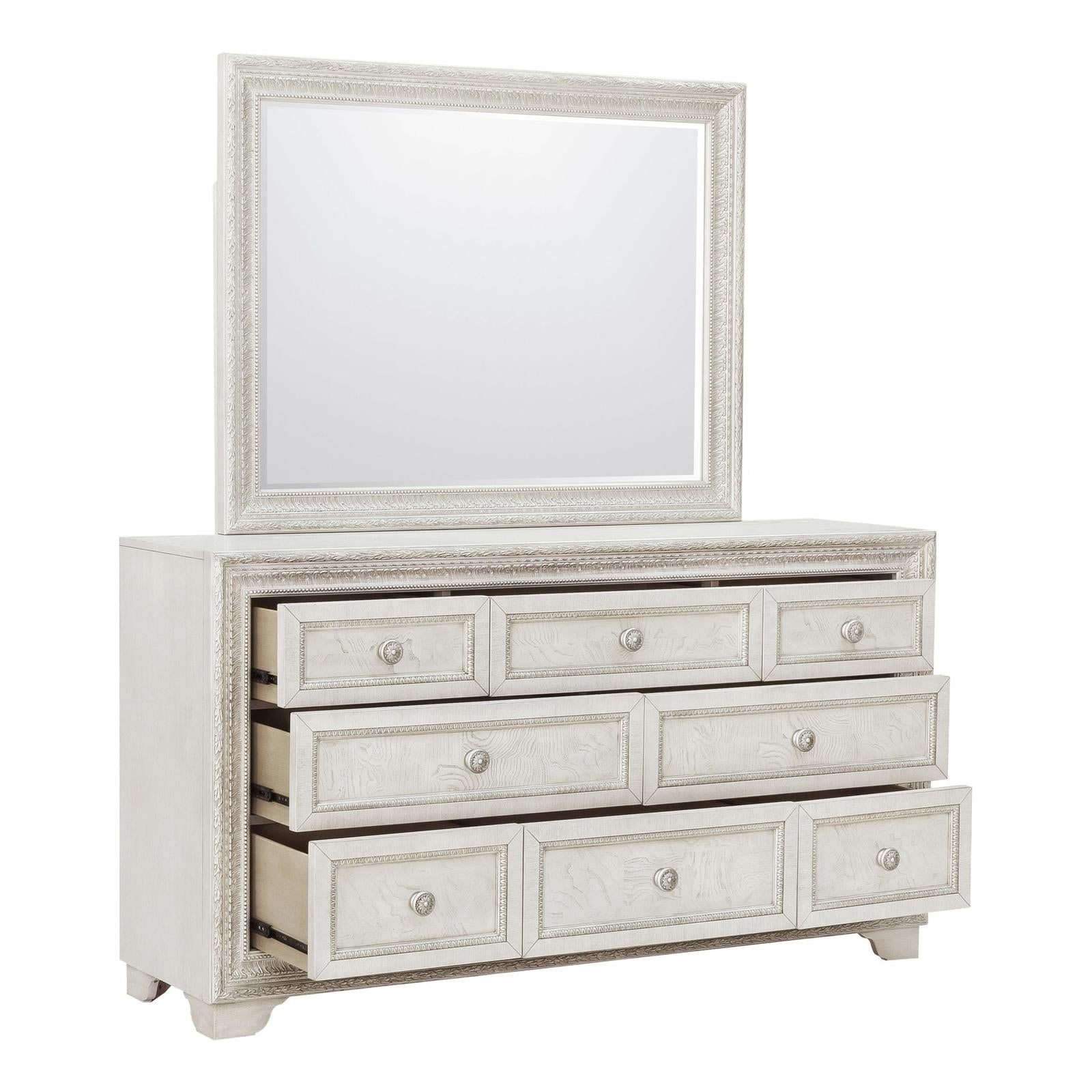 Pulaski Furniture Camila Creamy White 8 Drawer Dresser
