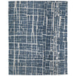 Feizy Colton 8A58F Modern Abstract Rug in Blue/Ivory