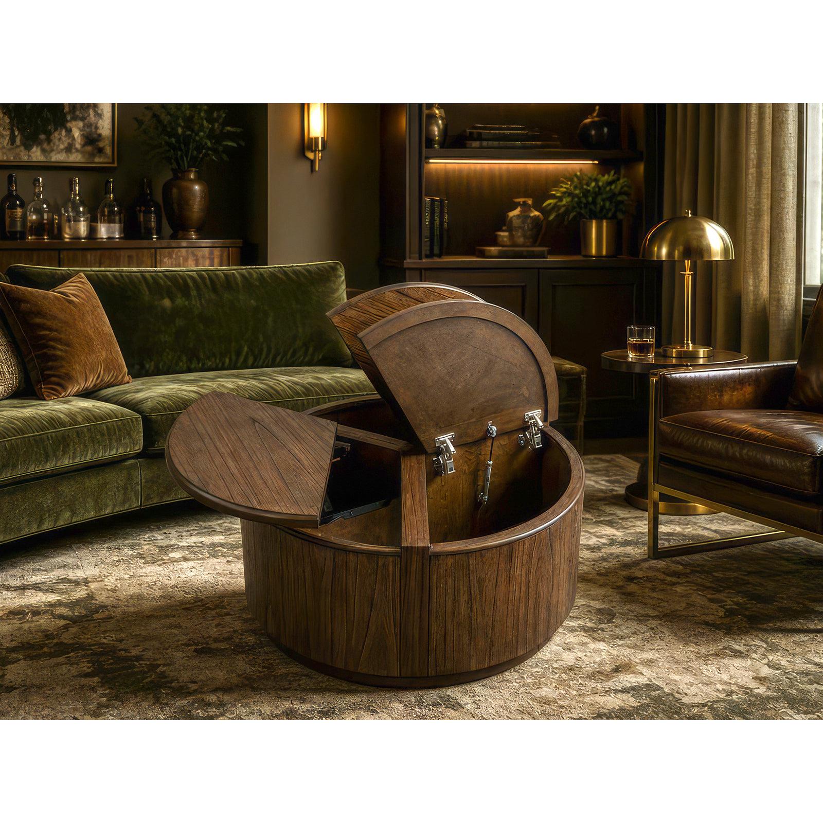 Magnussen Home Connolly Brown Lift Top Cocktail Table