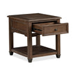 Magnussen Home Cormac Brown Rectangular End Table