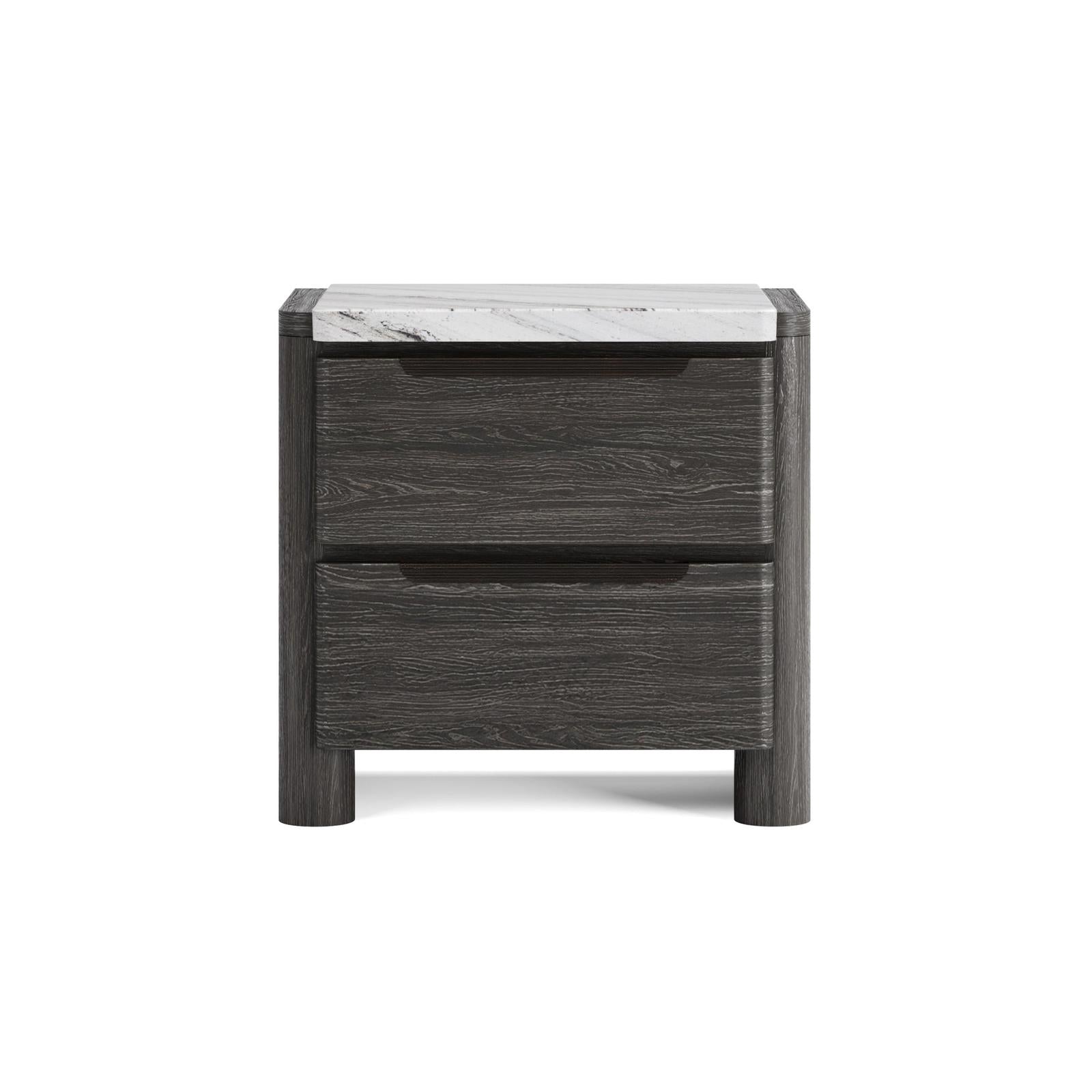 Magnussen Home Keaton Black Drawer Nightstand