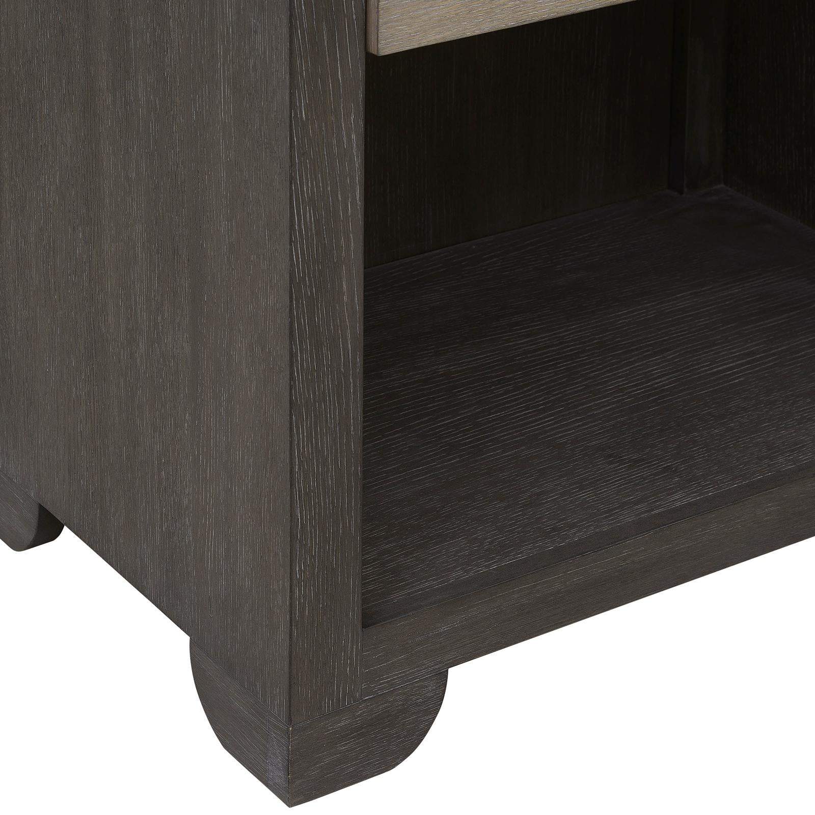 Pulaski Anderson Park Moose Trail And Frontier Brown Nightstand