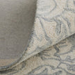 Feizy Belfort 8776F Transitional Medallion Rug in Blue/Ivory