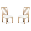 Magnussen Home Coventry Honey Maple Side Chair Set of 2