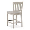 Magnussen Home Bronwyn Alabaster Counter Chair Set of 2