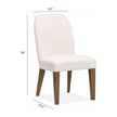 Magnussen Home Westbourne Dark Umber Upholstered Host Chair Set of 2