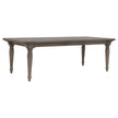 Pulaski Furniture Madison Ridge Natural Bark Extendable Leg Dining Table