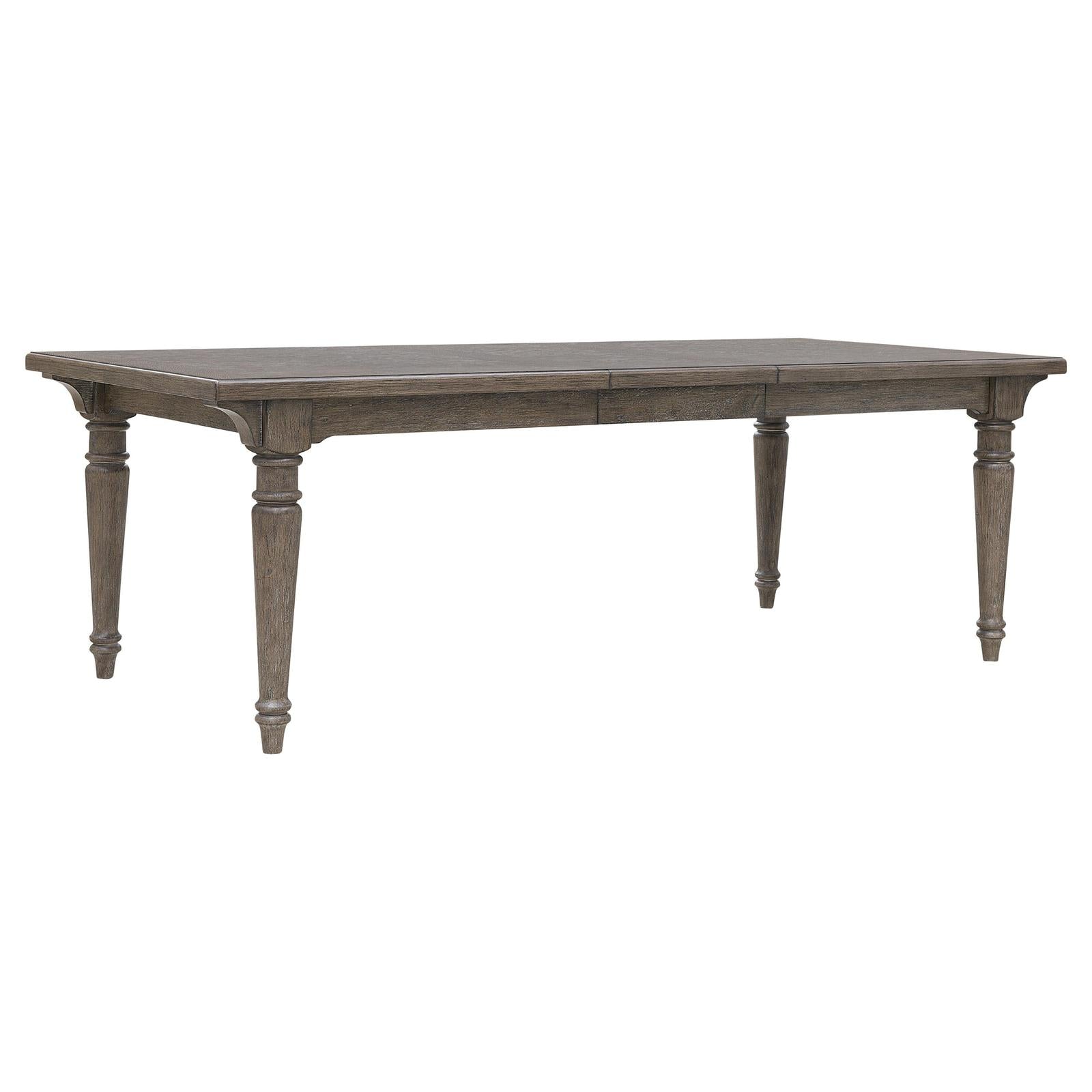 Pulaski Furniture Madison Ridge Natural Bark Extendable Leg Dining Table