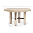 Salt Life Home Sunset Cove Sanibel Brown Extendable Round Dining Table