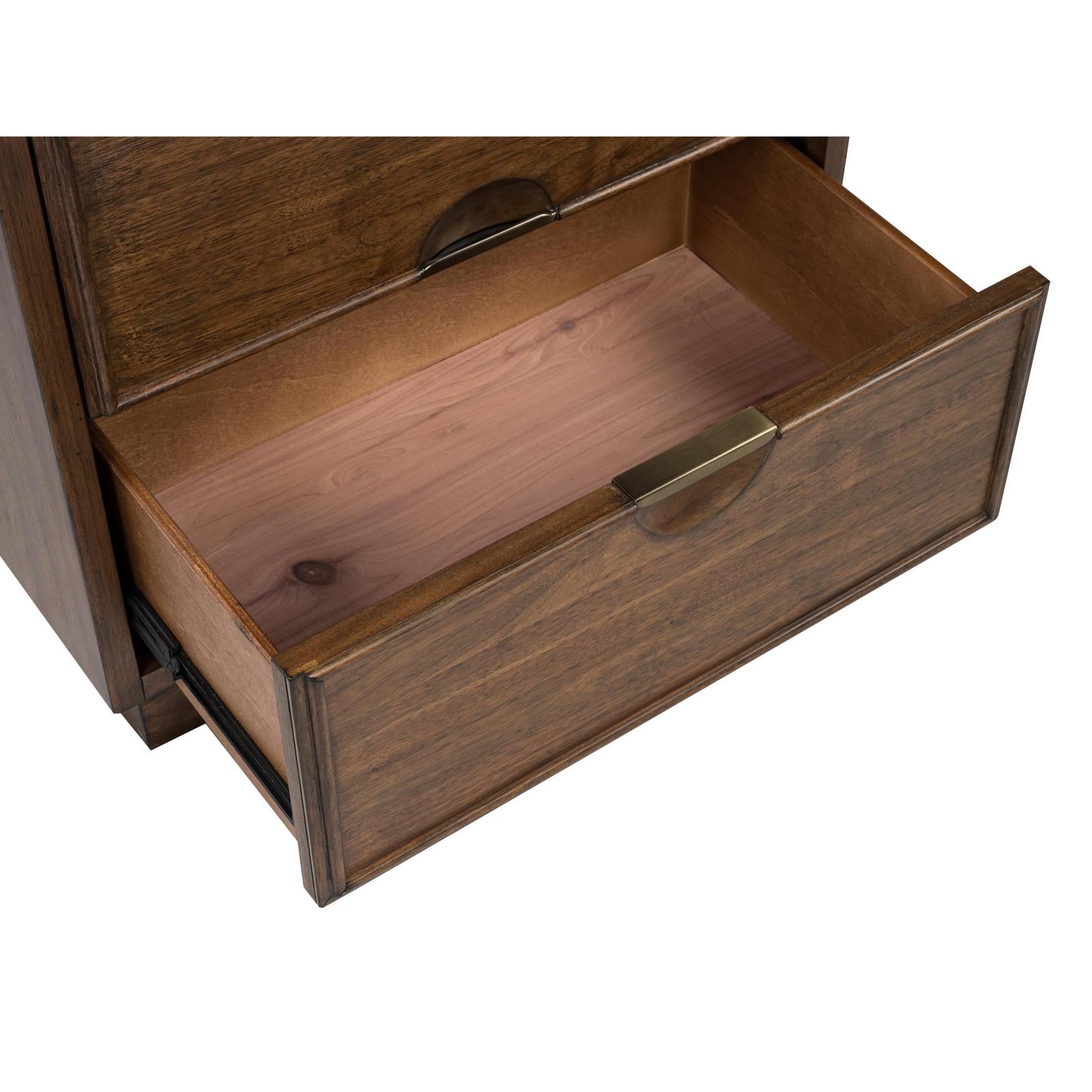 Magnussen Home Selena Brown Drawer Nightstand