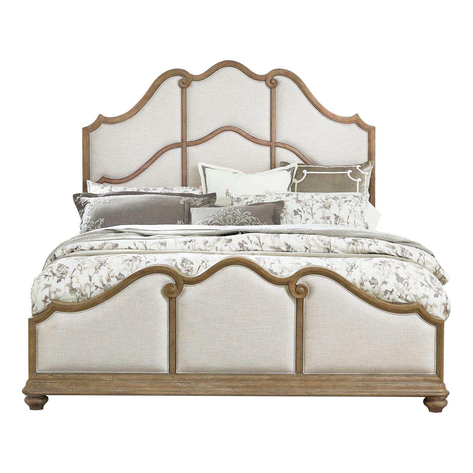 Pulaski Furniture Weston Hills Flax Seed Upholstered Bed