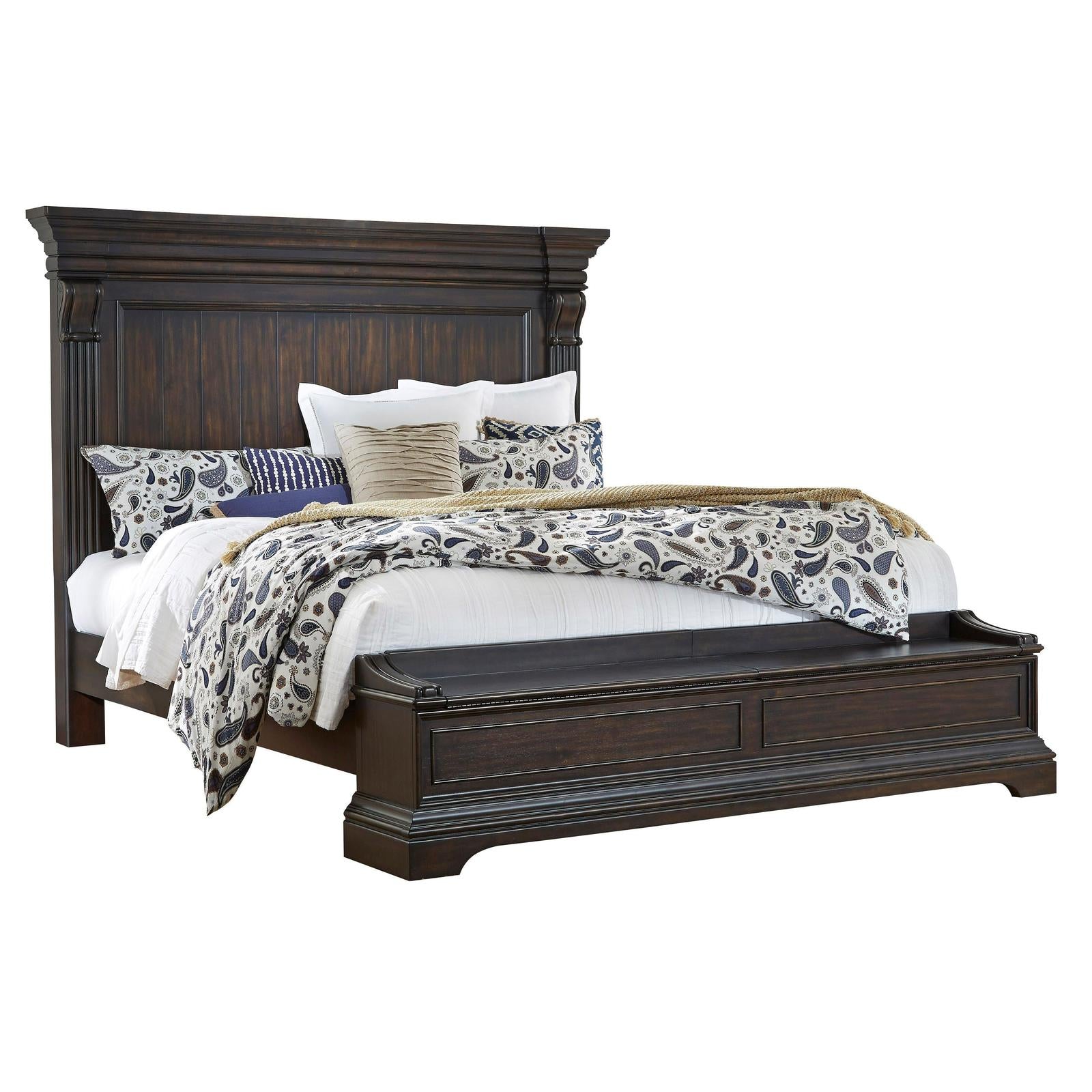 Pulaski Furniture Caldwell Smoked Molasses Bed