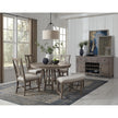 Magnussen Home Paxton Place Dovetail Grey Upholstered Bench