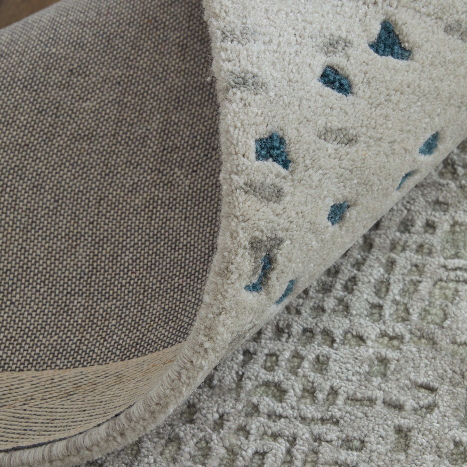 Feizy Zarah 8917F Modern Abstract Rug in Gray/Taupe/Blue