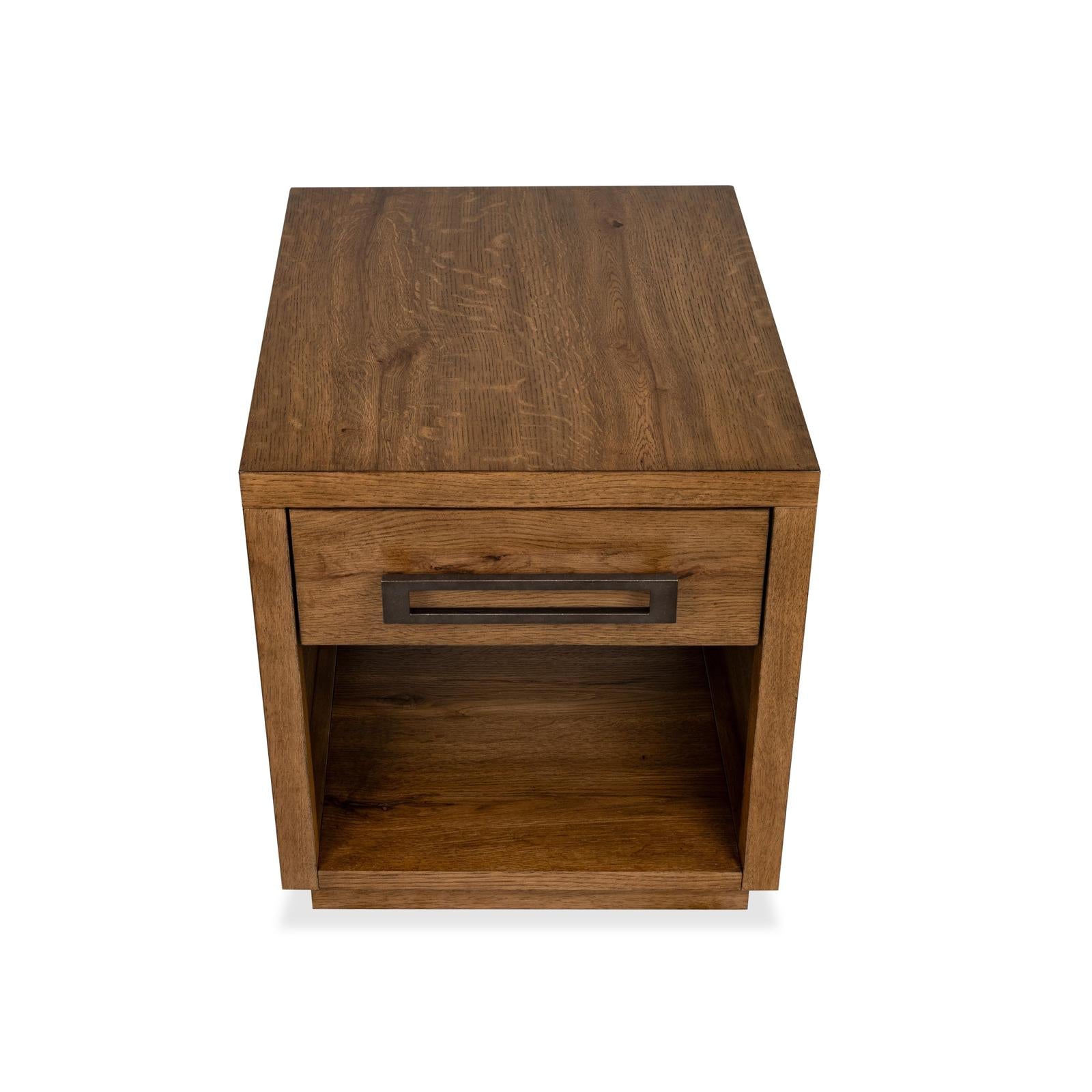 Magnussen Home Marcel Brown Drawer End Table