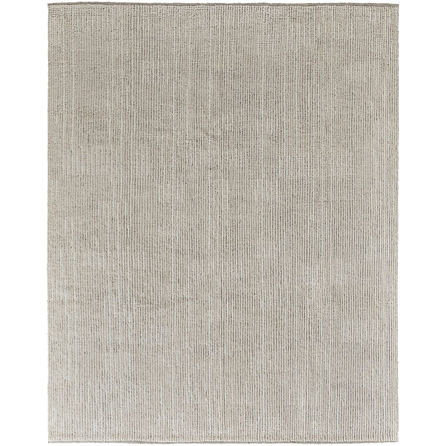 Feizy Alford 6922F Modern Solid in Ivory/Tan