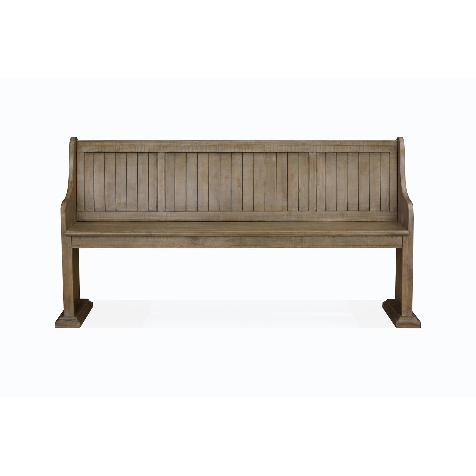 Magnussen Home Tinley Park Dove Tail Grey Bench