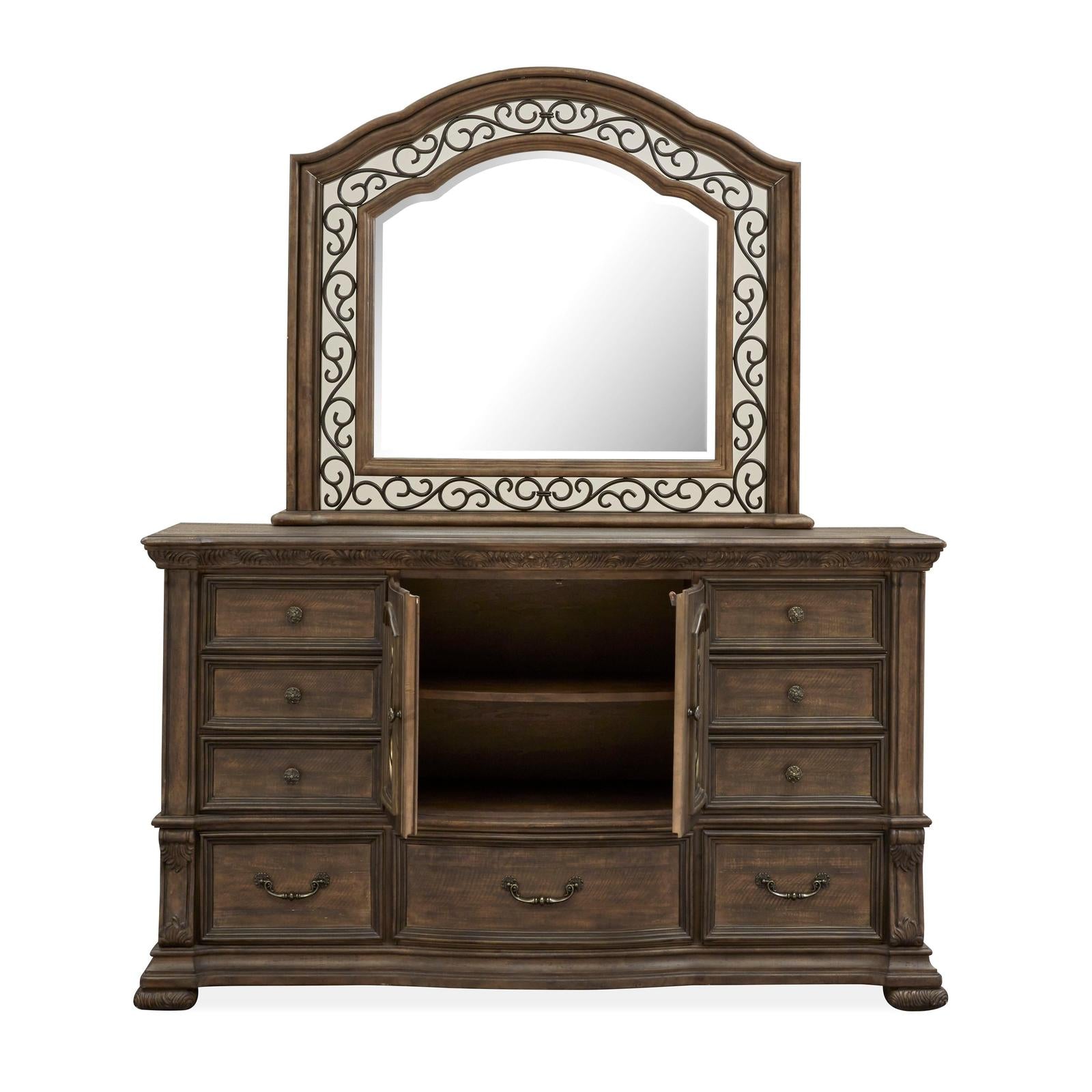Magnussen Home Durango Willadeene Brown Drawer Dresser