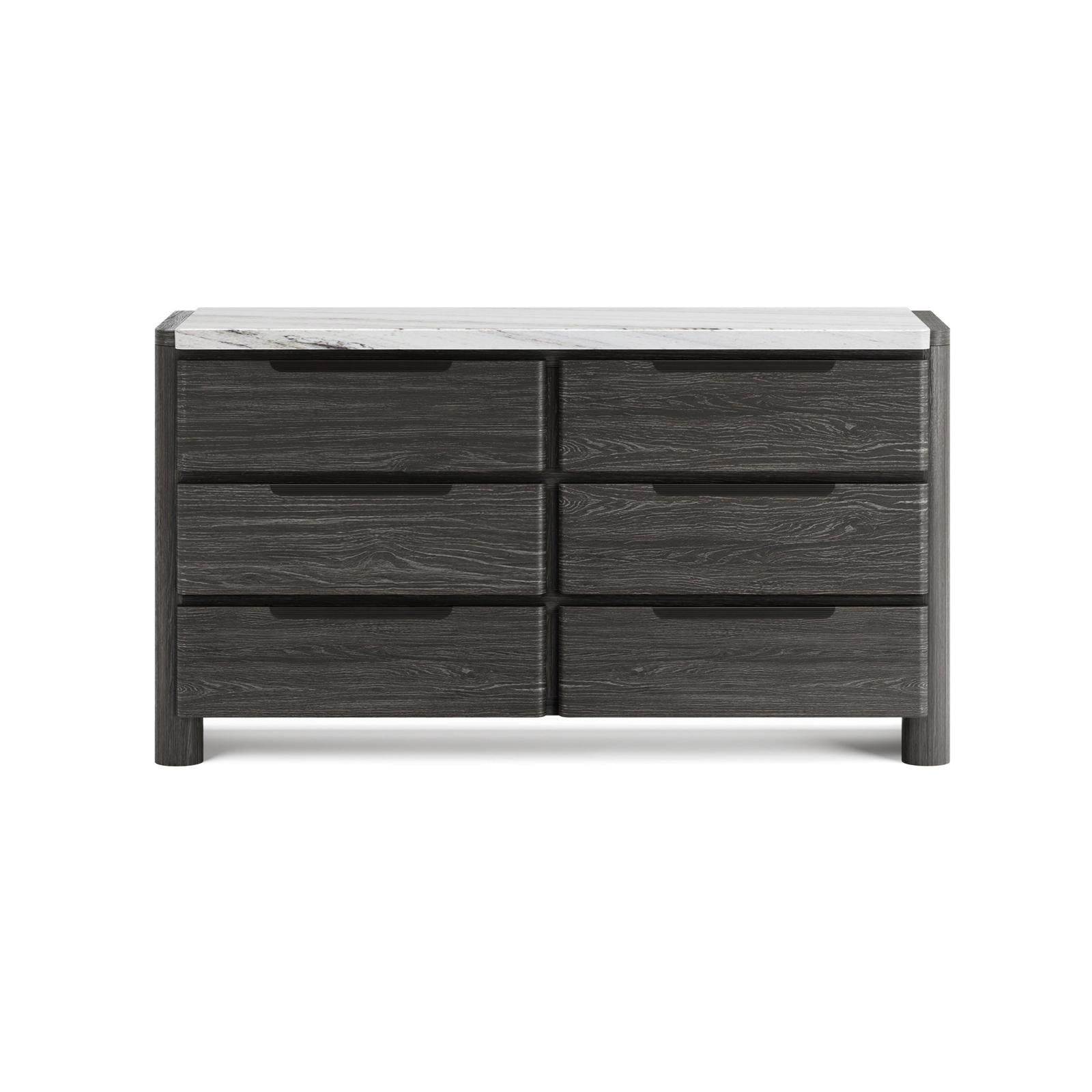 Magnussen Home Keaton Black Double Drawer Dresser