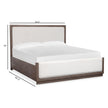 Magnussen Home Westbourne Dark Umber Upholstered Panel Bed