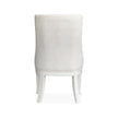 Magnussen Home Kingston Whisper White & Cerused Nutmeg Upholstered Host Chair Set of 2