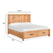 Magnussen Home Laramie Honey Wheat Bed