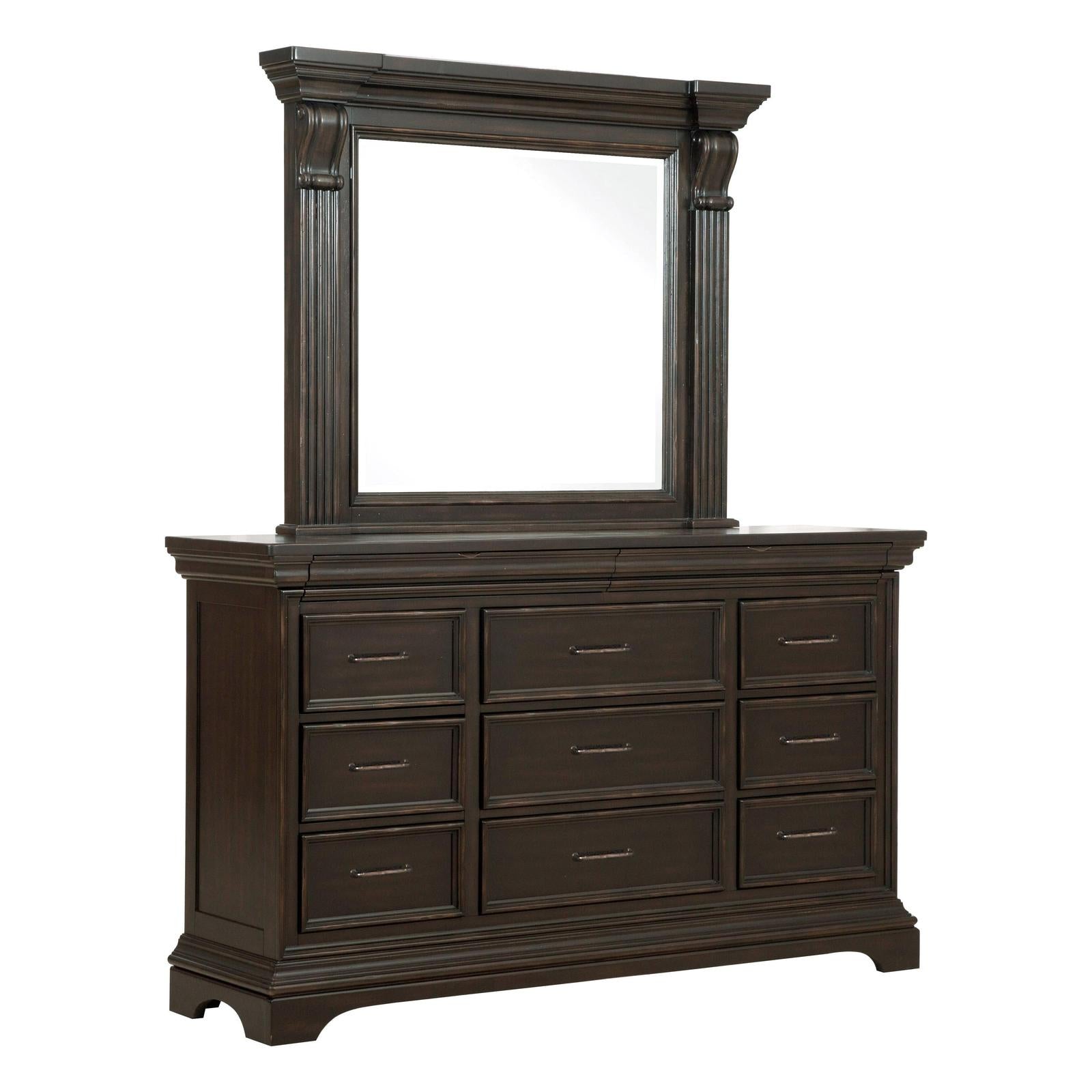 Pulaski Furniture Caldwell Smoked Molasses 11 Drawer Dresser