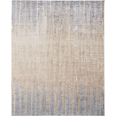 Feizy Laina 39G9F Transitional Gradient & Ombre in Tan/Brown/Blue