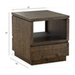 Magnussen Home Baisden Tobacco Rectangular End Table