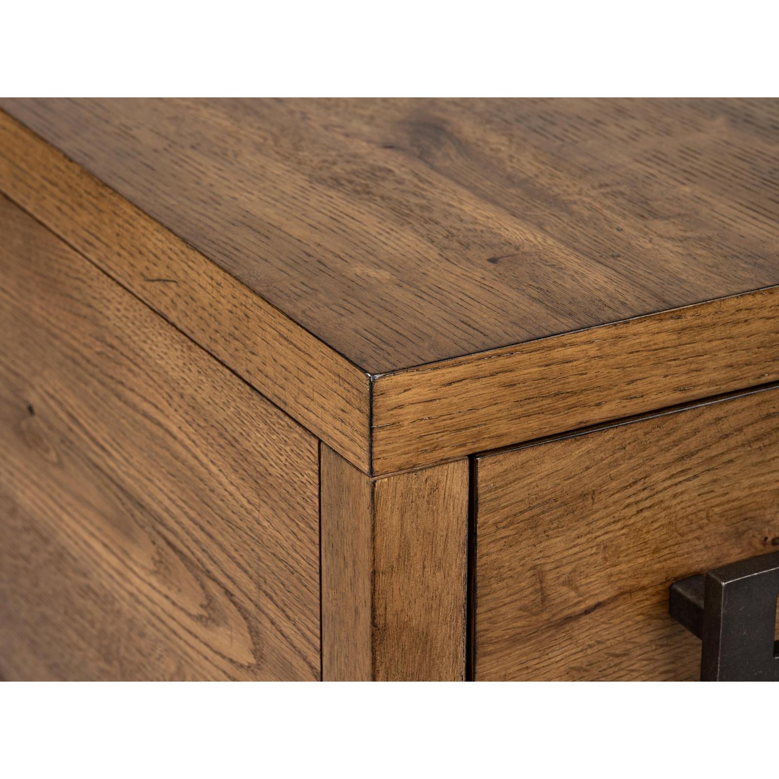 Magnussen Home Marcel Brown Drawer End Table