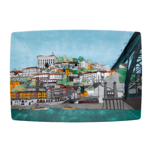 Vista Alegre Alma Do Porto Rectangular Plate By Beatriz Lamanna