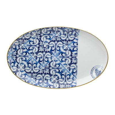Vista Alegre Transatlantica Medium Oval Platter By Brunno Jahara