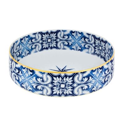Vista Alegre Transatlantica Medium Salad Bowl Cardinal By Brunno Jahara