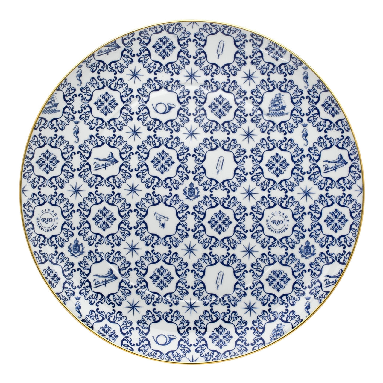 Vista Alegre Transatlantica Charger Plate Xl By Brunno Jahara