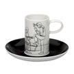 Vista Alegre Fado Coffee Cups & Saucers - Set of 4