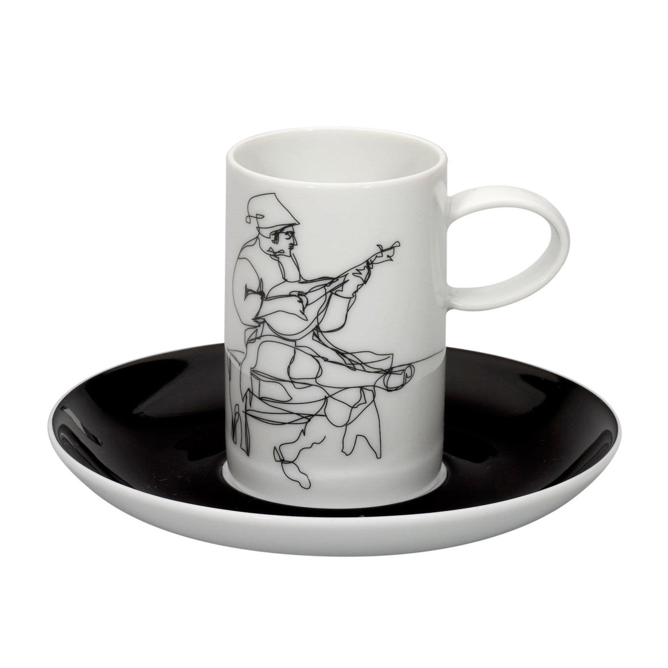 Vista Alegre Fado Coffee Cups & Saucers - Set of 4