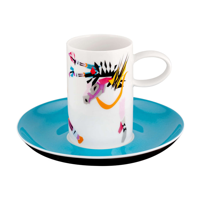 Vista Alegre Tchaikovs Coffe Cups & Saucers By Catarina Pestana - Set of 4