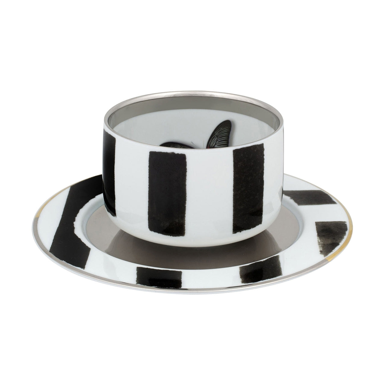 Vista Alegre Christian Lacroix - Sol Y Sombra Tea Cup And Saucer By Christian Lacroix