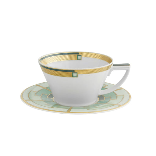 Vista Alegre Emerald Tea Cup And Saucer