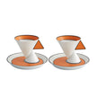 Vista Alegre Jazz Coffee Cups & Saucers - Set of 2